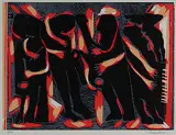 Simon Shegelman, Untitled - Four Figures #2/70, colour silkscreen on paper