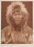Aiyak, Cape Prince of Wales by Edward S. Curtis, 1928, photograveur on tissue paper, sold Sep 2009