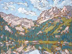 Peter Corbett, Gibson Lake, 2006, oil on panel