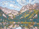 Peter Corbett, Gibson Lake, 2006, oil on panel