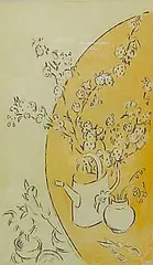 Joseph Francis Plaskett, Japanese Bouquet, 1999, etching on paper