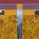 Perry Rath, Echo Response, 2009, acrylic and paper on panel