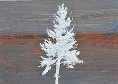 Peter von Tiesenhausen, Ghost 9, 2004, oil on birch plywood
