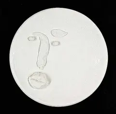 Victor Cicansky, Untitled - Face Plate, 1985, glazed ceramic plate
