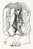 Untitled - 4.5.64. IV by Pablo Picasso, 1964, lithograph on paper, sold May 2009