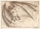 Charles van Sandwyk, Untitled - Blacksun #A/P, etching on paper