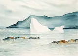 David Blackwood, Stranded Berg in Greenspond Tickle