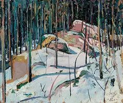 Llewellyn Petley-Jones, Algoma 1950, 1950, oil on paper board