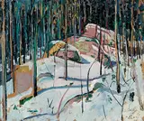 Llewellyn Petley-Jones, Algoma 1950, 1950, oil on paper board