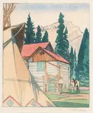 Walter J. Phillips, Corral at Banff