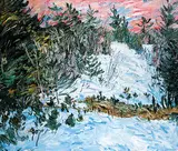 Bruce Steinhoff, Winter Evening, Lake of the Woods, 2005, oil on canvas