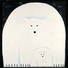 Jimmy Wright, Little April, 2003, acrylic on canvas