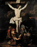 Erick - Attributed van de Weereldt, Untitled - The Crucifixion, oil on canvas