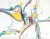 Alex Janvier, March Snow