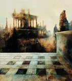 Michael Burns, Untitled - Fantastical Abyss, oil on canvas