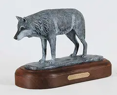 Art Calling Last, Big Wolf #9/50, 1994, bronze sculpture