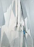 Georges Csato, Untitled - Abstract in White, Grey and Blue, oil on canvas