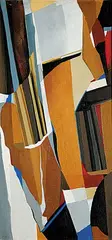 Georges Csato, Composition #53, oil on canvas