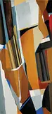 Georges Csato, Composition #53, oil on canvas