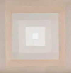 Anna Marie Enns, Monochromatic Grey - Beige, 1974, oil on canvas