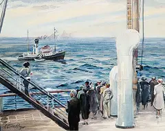 Passing By by James Gamble MacGregor, watercolour on paper, sold Apr 2009