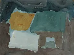 One Idea of 4 by Alasdair Burns Monro, oil on paper, sold Apr 2009