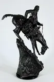 Frederic Sackrider - After Remington, Mountain Man, bronze sculpture