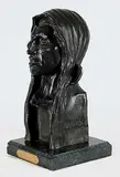 Savage by Frederic Sackrider - After Remington, 1908, bronze sculpture, sold Apr 2009