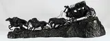 Charles - After Russell, Stage Coach - It's No Lady's Job, bronze sculpture