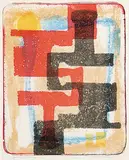 Summer Scene #6/7 by John Harold Thomas Snow, 1954, colour lithograph on paper, sold Apr 2009