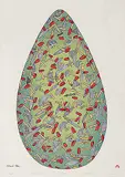 Shuvinai Ashoona, Egg #17/50, 2006, colour lithograph on paper