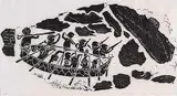 Joe Talirunili, Freightening Evil Spirits #20/50, 1964, relief print on paper