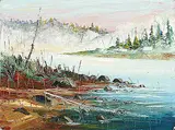 Edward Cobiness, Untitled - March, 1971, 1971, oil on canvas board