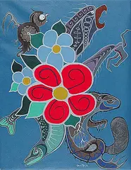 Corinna Ray, Untitled - Flowers of Nature, 2008, acrylic on canvas