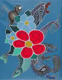 Corinna Ray, Untitled - Flowers of Nature, 2008, acrylic on canvas