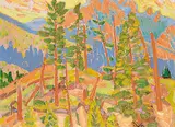Illingworth Kerr, Unnamed Mountain, Radium, No.1