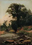 Thomas Mower Martin, On the Don, York Mills, oil on canvas