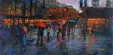 Andrew McDermott, Rainy Day, oil on canvas