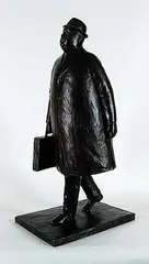 William Hadd McElcheran, Untitled - The Determined Look #2/9, 1995, bronze sculpture