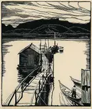 Walter J. Phillips, The Floating Dock, Mamalilicoola #31/120