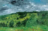 William Goodridge Roberts, Untitled - Brooding Landscape