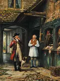 Frank Moss Bennett, The Game Seller, 1939, oil on canvas