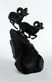Norman Neal Deaton, Big Horn Ballet #4/20, 1977, bronze sculpture