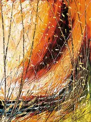 Andre Pleau, Soiree de Juillet, acrylic on canvas