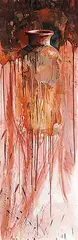 Carl White, The Weight of our Memories II, mixed media on paper