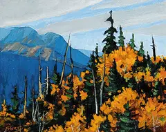 Frances Harris, Autumn Sunshine, 1986, oil on canvas