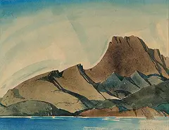 Will Ogilvie, Untitled - Mountain Lake, watercolour on paper