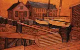 Stephen L. Outhouse, The Yarmouth Bar, wood carving