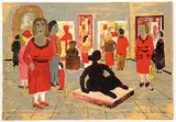 Gallery #22/45 by John Harold Thomas Snow, colour lithograph on paper, sold Nov 2008
