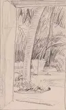 John Goodwin Lyman, Doorway, Barbados, graphite on paper